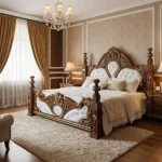 Luxury Wooden Bed