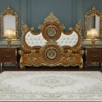 Victorian-style Carved Bedroom Set