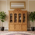 Heritage-Style Wooden Showcase Unit
