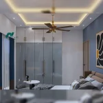Modern Built-In Full-Height Wall Cabinet