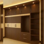 Luxury Large Wooden Wardrobe with Ample Storage